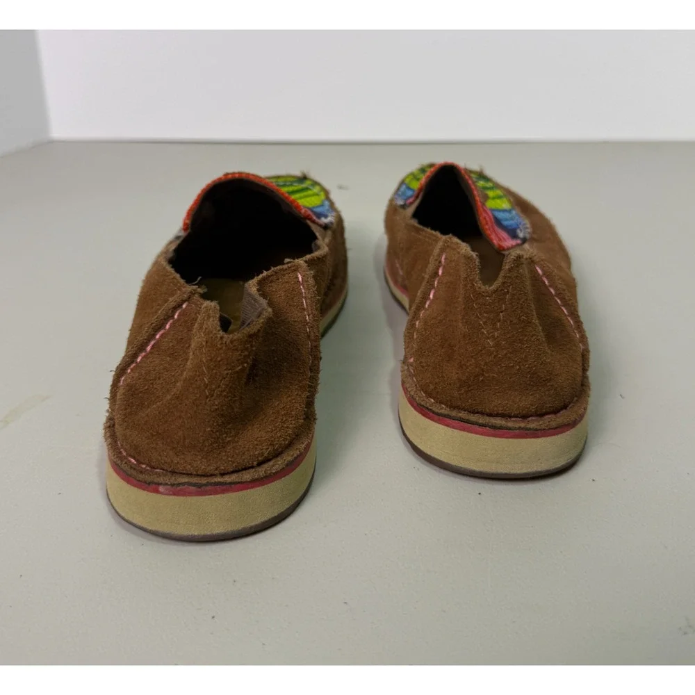 Ariat Shoes Sz 8 B Cruiser Palm Serape Shoes Loafers Suede Slip Ons Rainbow